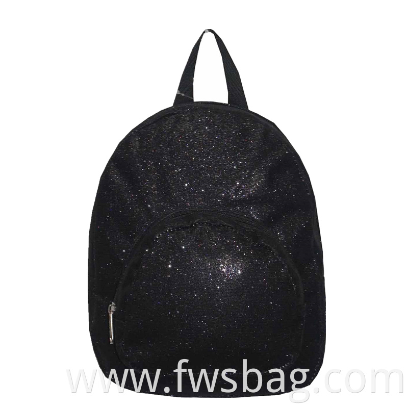 Custom New Fashion Team Logo Traveling Sparkle Sequin Glitter Mini Cheerleading Backpack For Girls